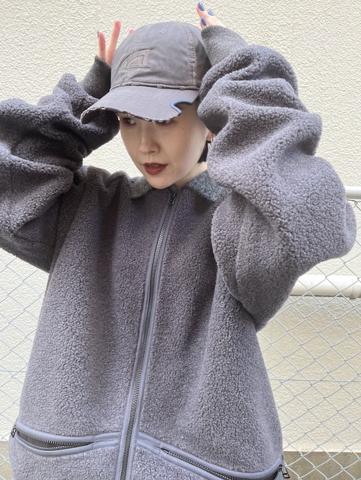 DISTRESSED NOTCH CAP -FADED GRAY-【 FIFTH GENERAL STORE