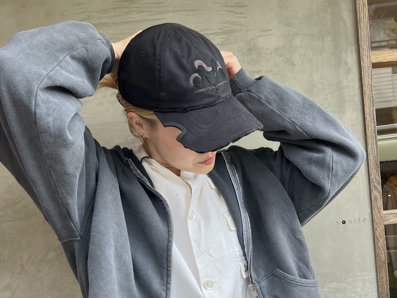 DISTRESSED NOTCH CAP 【 FIFTH GENERAL STORE 】 | journal | sosite